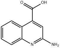 2-AMINO-QUINOLINE-4-CARBOXYLIC ACID Structure