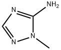 1-メチル-1H-1,2,4-トリアゾール-5-アミン 化学構造式