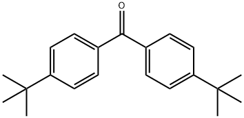 4,4'-ジ-tert-ブチルベンゾフェノン 化学構造式