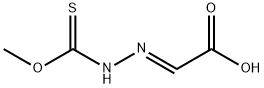 Acetic acid, [(methoxythioxomethyl)hydrazono]-, (E)- (9CI) Structure