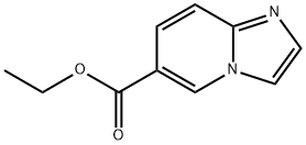 IMidazo[1,2-a]pyridine-6-carboxylic acid, ethyl ester Struktur
