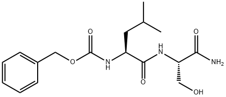 CARBOBENZYLOXY-L-LEUCYL-L-SERINAMIDE Struktur