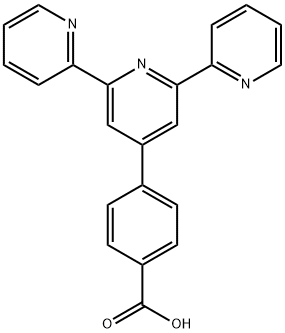 4'-(4-羧基苯基)-2,2':6',2''-三联吡啶 结构式