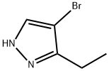4-Bromo-3-ethyl-1H-pyrazole Struktur