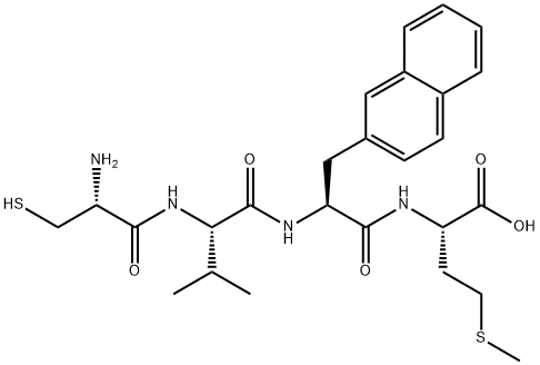 H-CYS-VAL-2-NAL-MET-OH, 158022-12-9, 结构式