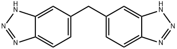5,5'-methylenebis(1H-benzotriazole) 结构式