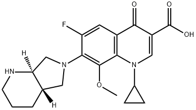 MOXIFLOXACIN 结构式