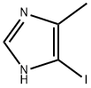 5-ヨード-4-メチル-1H-イミダゾール 化学構造式
