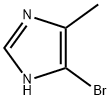 5-ブロモ-4-メチル-1H-イミダゾール 化学構造式