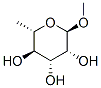METHYL ALPHA-L-RHAMNOPYRANOSIDE Struktur