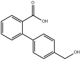 4'-(Hydroxymethyl)-[1,1'-Biphenyl]-2-Carboxylic Acid Structure