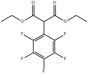 2-Pentafluorophenyl-malonic acid diethyl ester Structure