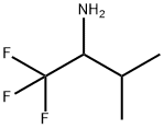 1,1,1-トリフルオロ-3-メチルブタン-2-アミン 化学構造式