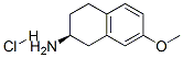 (S)-7-甲氧基-2-氨基四氢化萘盐酸盐, 158223-16-6, 结构式