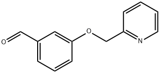 3-(ピリジン-2-イルメトキシ)ベンズアルデヒド 化学構造式