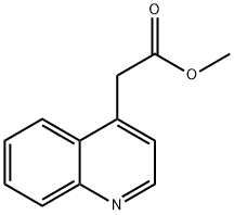 4-Quinolineacetic acid, Methyl ester,158265-22-6,结构式