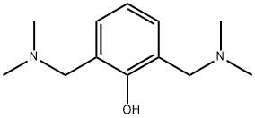 2,6-ビス[(ジメチルアミノ)メチル]フェノール 化学構造式