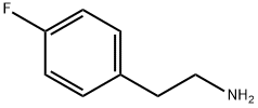 1-(2-アミノエチル)-4-フルオロベンゼン 化学構造式
