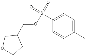 (四氢呋喃-3-基)甲基4-甲基苯磺酸酯 结构式