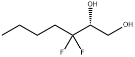 (R)-(+)-3,3-DIFLUORO-1,2-HEPTANEDIOL Structure