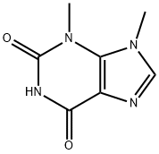 2,6-DIHYDROXY-3,9-DIMETHYLPURINE Struktur