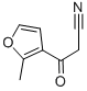 3-(2-甲基-3-呋喃基)-3-氧丙腈,158386-97-1,结构式