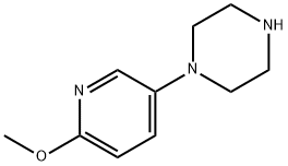 1-(6-甲氧基吡啶-3-基)哌嗪, 158399-76-9, 结构式