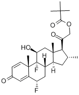 DIFLUCORTOLONE PIVALATE Structure