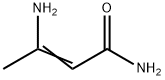 3-アミノ-2-ブテンアミド 化学構造式