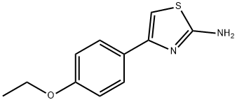 4-(4-エトキシフェニル)-1,3-チアゾール-2-アミン 化学構造式