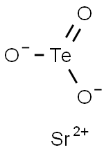 STRONTIUM TELLURITE Structure