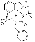 N-[N,O-ISOPROPYLIDENE-(2R)-HYDROXY INDAN-(1S)-YL]-(2R)-BENZYL-(4S,5)-EPOXY PENTANAMIDE 结构式