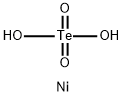 nickel tellurium tetraoxide Struktur