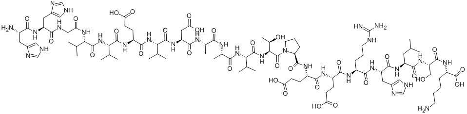 H-HIS-HIS-GLY-VAL-VAL-GLU-VAL-ASP-ALA-ALA-VAL-THR-PRO-GLU-GLU-ARG-HIS-LEU-SER-LYS-OH Structure