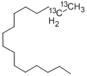 十六烷-1,2-13C2, 158563-27-0, 结构式