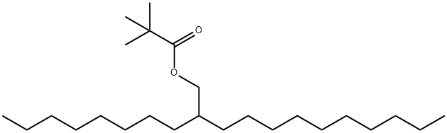 OCTYLDODECYL NEOPENTANOATE Structure