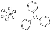 TRIPHENYLCARBENIUM HEXACHLOROANTIMONATE Structure