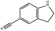 5-シアノインドリン 化学構造式