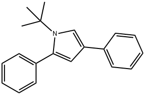 1-tert-Butyl-2,4-diphenyl-1H-pyrrole Structure