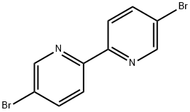 5,5'-ジブロモ-2,2'-ビピリジル 化学構造式