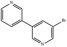 5-ブロモ-3,3′-ビピリジン 化学構造式