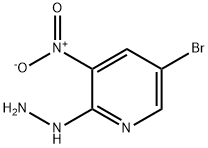 5-Bromo-2-hydrazino-3-nitropyridine Struktur