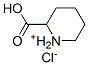 2-ピペリジンカルボン酸·塩酸塩 化学構造式