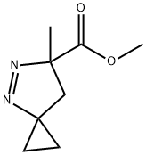 4,5-Diazaspiro[2.4]hept-4-ene-6-carboxylicacid,6-methyl-,methylester(9CI) Structure