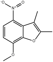 7-METHOXY-2,3-DIMETHYL-4-NITRO-1-BENZOFURAN Structure