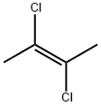 (E)-2,3-ジクロロ-2-ブテン 化学構造式