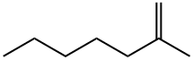 2-甲基-1-庚烯, 15870-10-7, 结构式