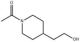 エタノン,1-[4-(2-ヒドロキシエチル)-1-ピペリジニル]- 化学構造式