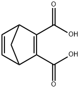 ビシクロ[2.2.1]ヘプタ-2,5-ジエン-2,3-ジカルボン酸 化学構造式