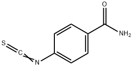 4-异硫氰基苯甲酰胺,158756-25-3,结构式